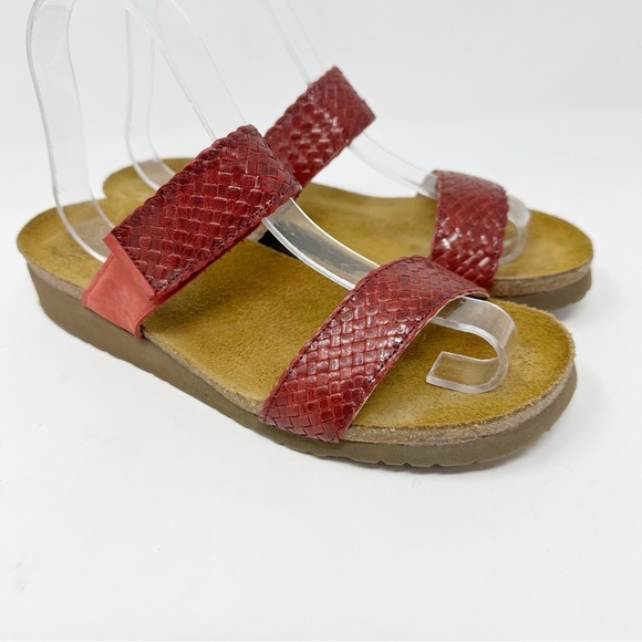 Naot Braided Leather Sandals - Picture 1 of 8